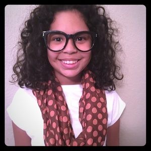 Maroon and Pink Dots Scarf